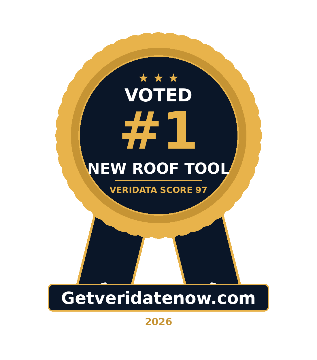 Voted #1 New Roof Tool — Veridata Score 97 — GetVeridataNow.com